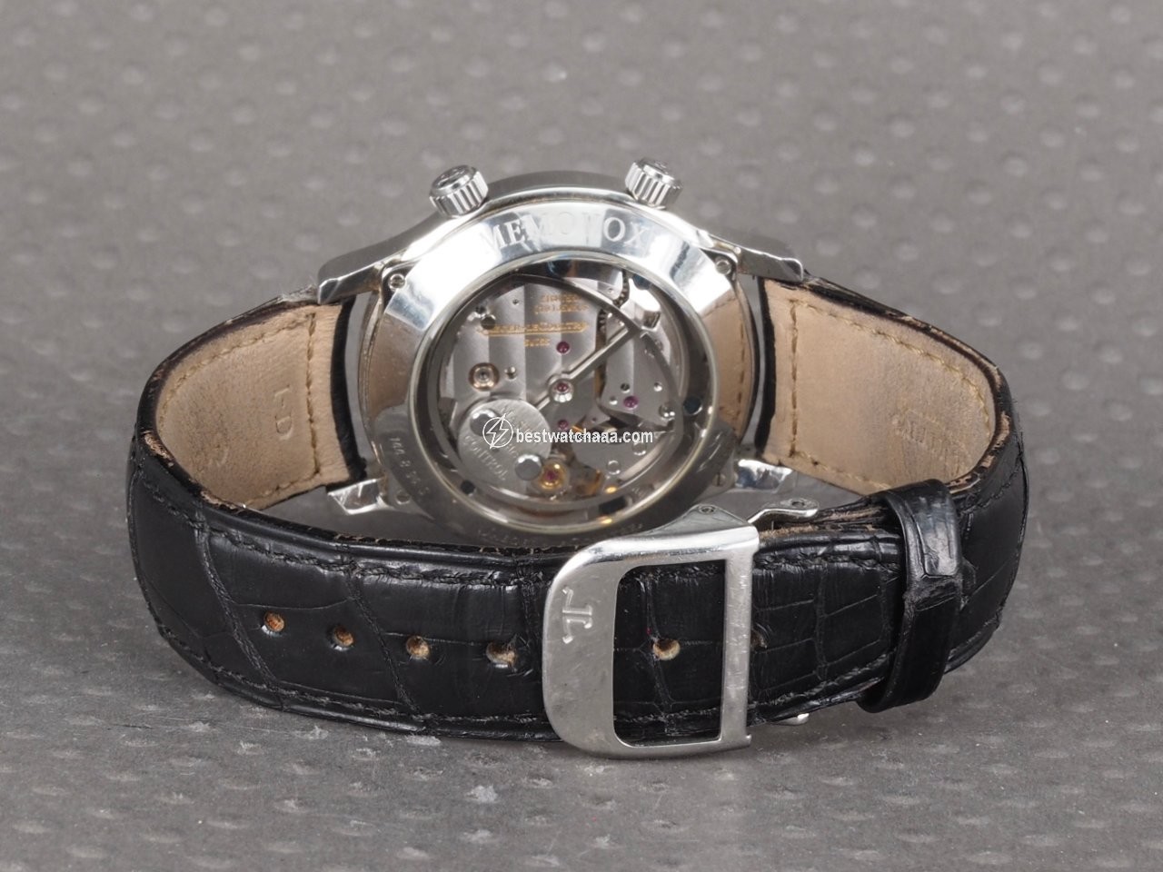 IMG_9081 Jaeger-LeCoultre Master Memovox Mens watch Unisex Manual winding Steel 144.8.94.S Replica 4