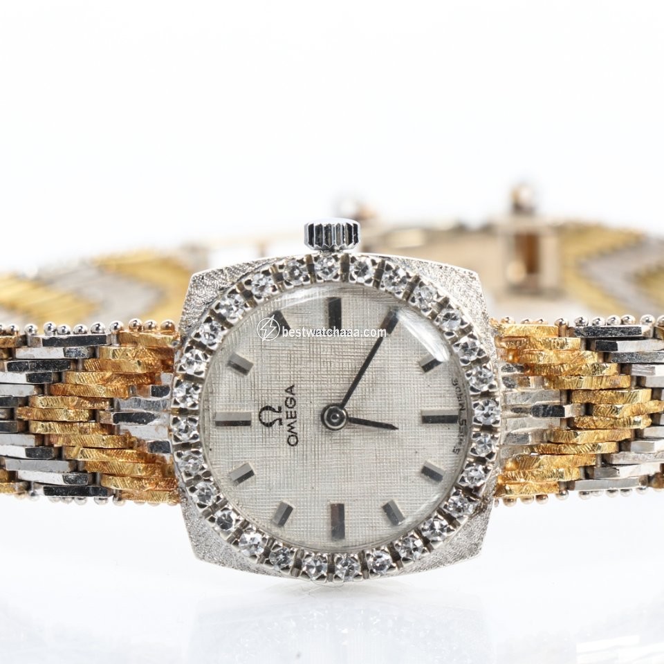 IMG_9081 Omega Womens watch Quartz White gold Vintage Omega Ladies Cocktail Replica 4