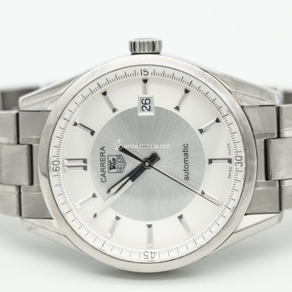IMG_9081 TAG Heuer Carrera Calibre 5 Mens watch Unisex Automatic Steel WV211A.BA0787 Replica 4