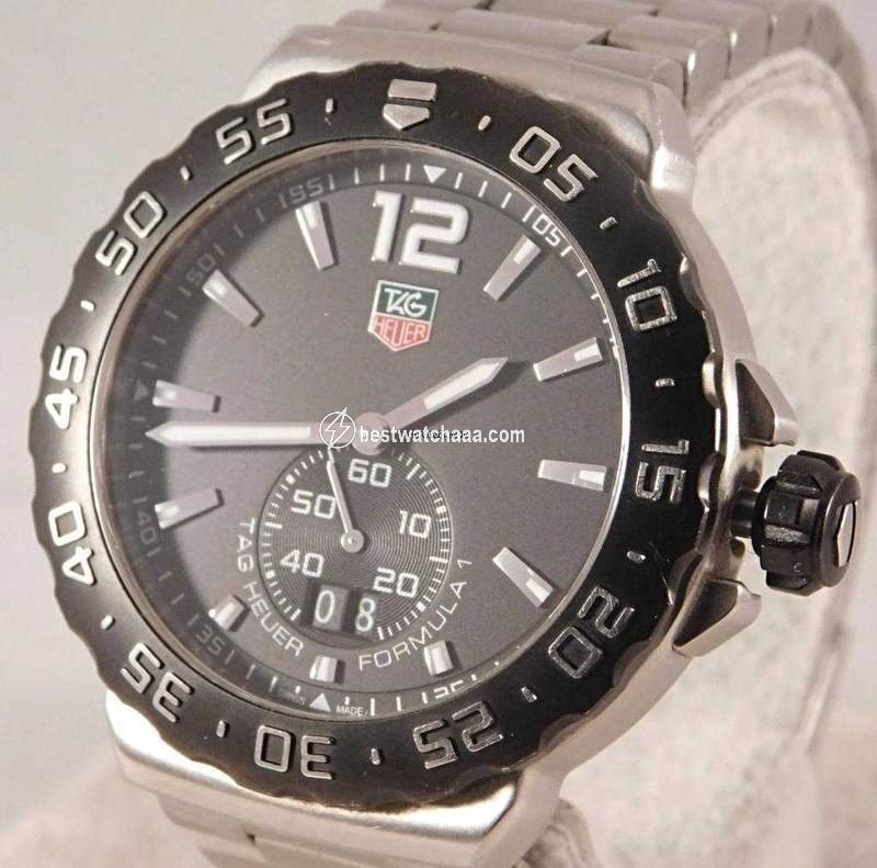 IMG_9081 TAG Heuer Formula 1 Quartz Mens watch Unisex Quartz Steel WAU1110 Replica 4