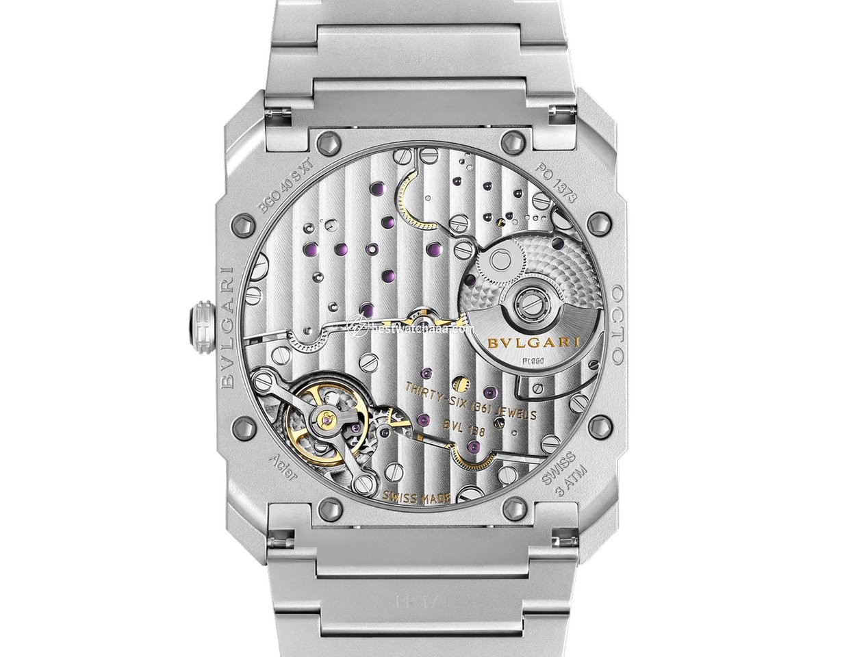 IMG_9081 Bulgari Octo Mens watch Unisex Automatic Steel 103011 BGO40C14SSXTAUTO Replica 4