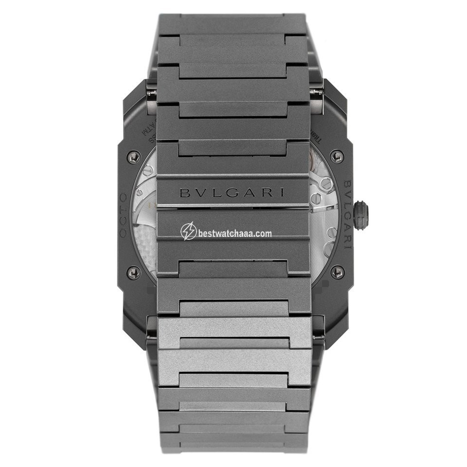 IMG_9081 Bulgari Octo Mens watch Unisex Automatic Titanium 103137 BGO40PTTGXTAUTO Replica 4