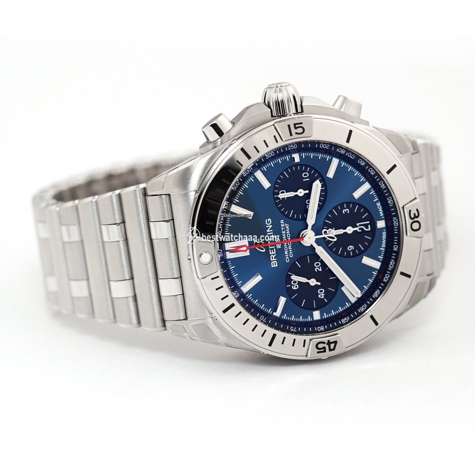 IMG_9081 Breitling Chronomat Mens watch Unisex Automatic Steel AB0134101C1A1 Replica 4