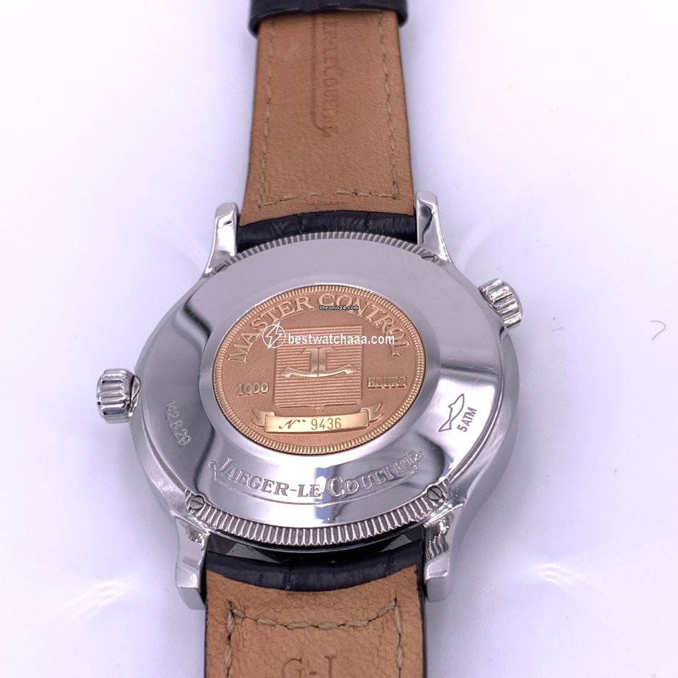 IMG_9081 Jaeger-LeCoultre Master Geographic Automatic Steel Jaeger Le Coultre Master Geographic 142.8.92 Watch Replica 4
