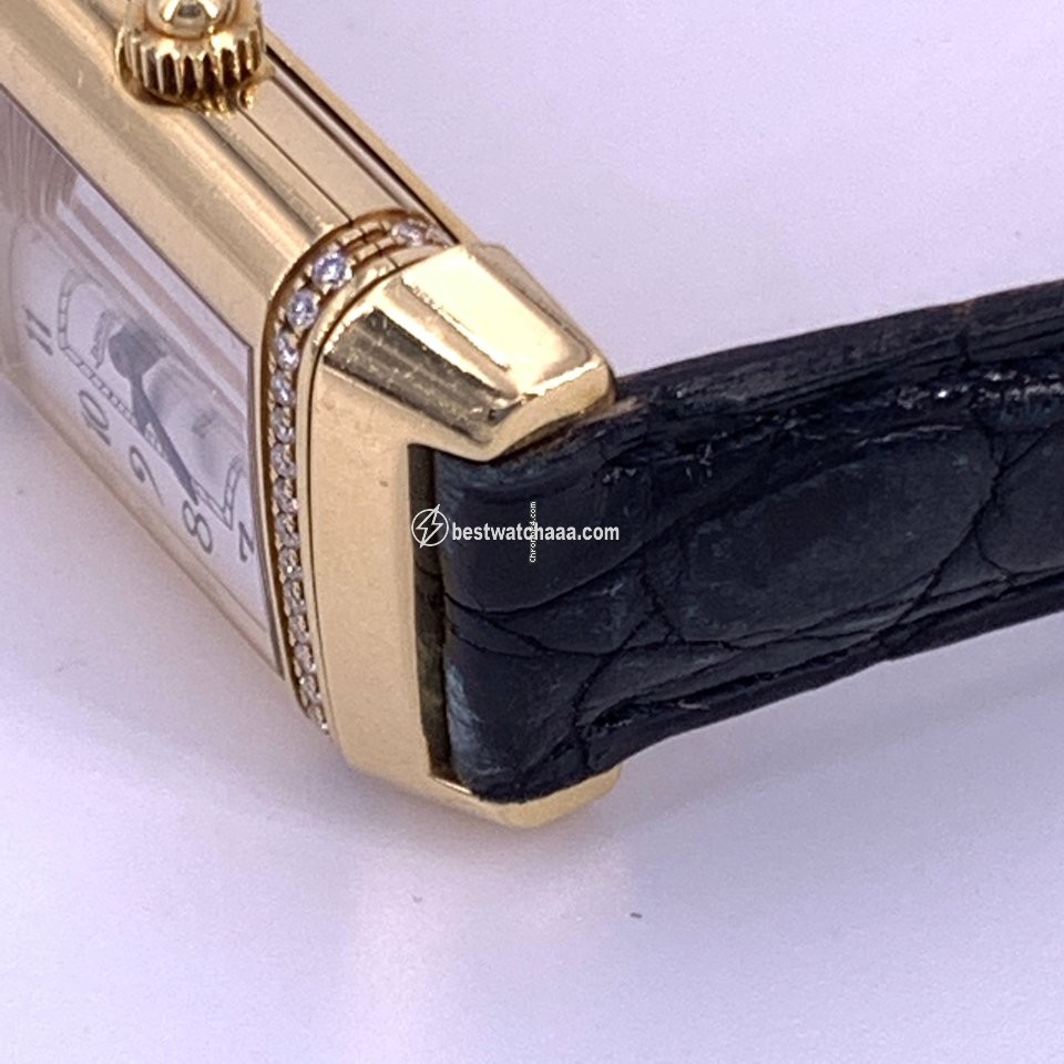 IMG_9081 Jaeger-LeCoultre Reverso Womens watch Quartz Yellow gold Jaeger LeCoultre Reverso 265.1.08 Womens Watch Replica 4