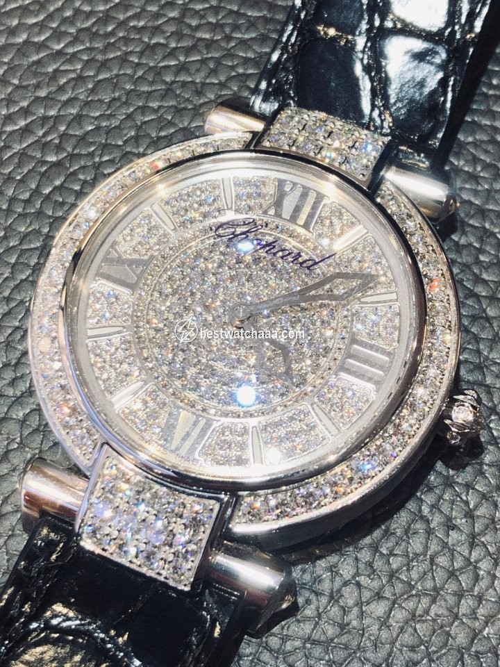 IMG_9081 Chopard Imperiale Quartz White gold 384242-1001 Replica 4