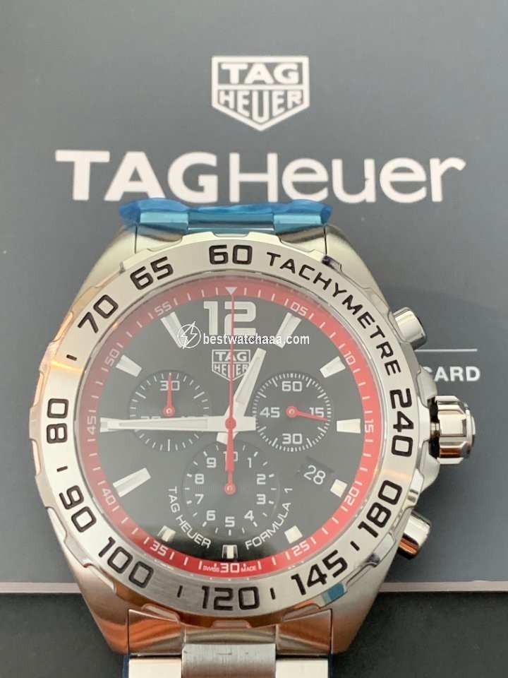 IMG_9081 TAG Heuer Formula 1 Quartz Mens watch Unisex Quartz Steel CAZ101Y.BA0842 Replica 4