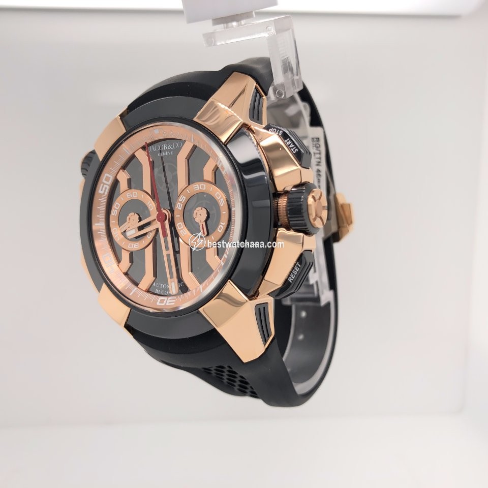 IMG_9081 Jacob & Co. Mens watch Unisex Automatic Rose gold EC311.42.PD.BN.A Replica 4