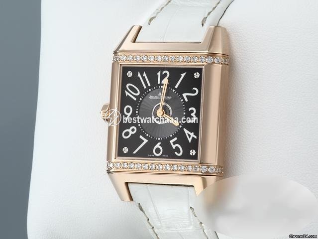 IMG_9081 Jaeger-LeCoultre Reverso Squadra Mens watch Unisex Manual winding Rose gold 235.2.76 Replica 4
