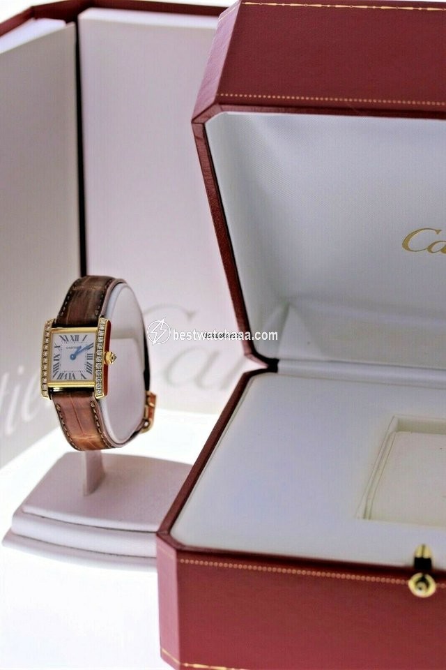 IMG_9081 Cartier Tank Francaise Quartz Yellow gold WE100151 Replica 4