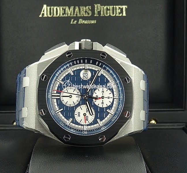 IMG_9081 Audemars Piguet Royal Oak Offshore Chronograph Mens watch Unisex Automatic Platinum 26401PO.OO.A018CR.01 Replica 4