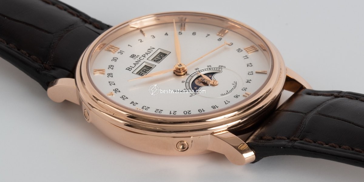 IMG_9081 Blancpain Mens watch Unisex Automatic Rose gold 6263-3642-55B Replica 4