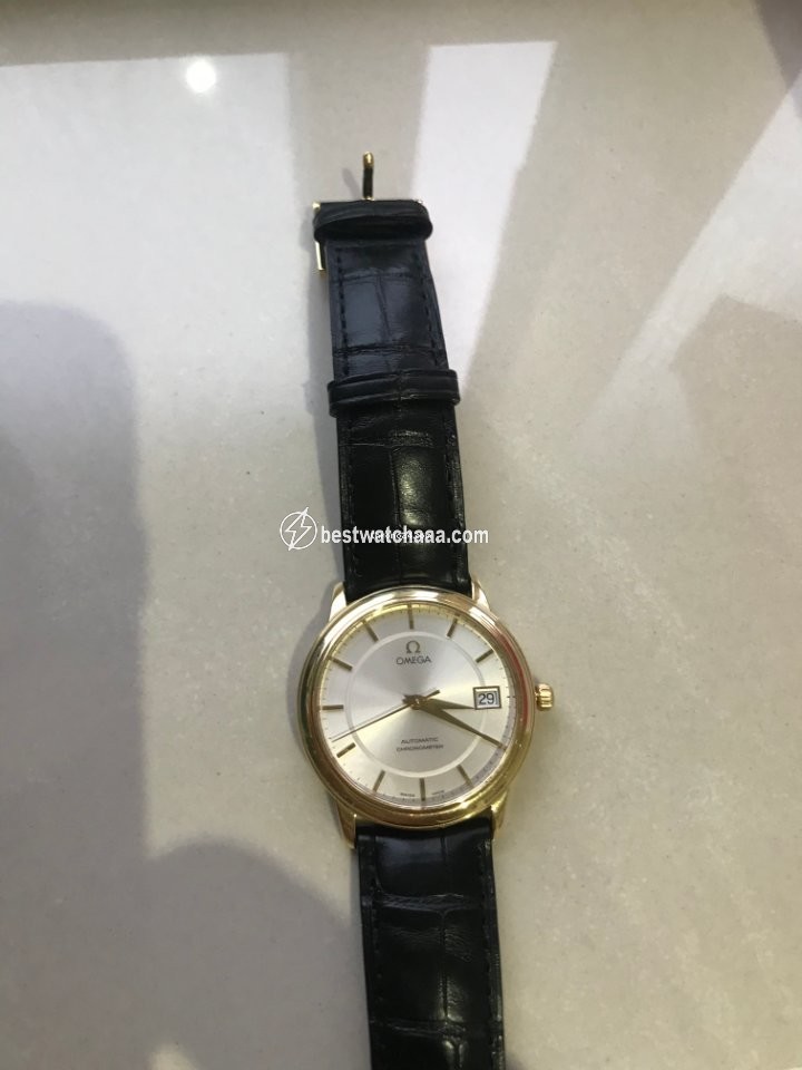 IMG_9081 Omega De Ville Mens watch Unisex Automatic Yellow gold 80446 Replica 4