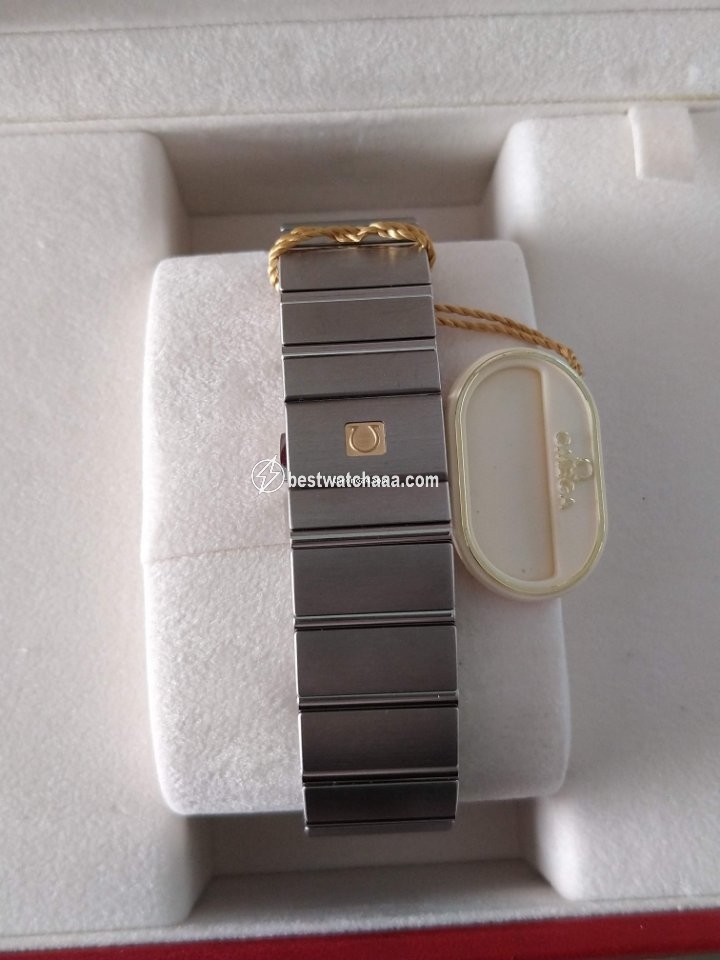 IMG_9081 Omega Constellation Quartz Mens watch Unisex Quartz Gold Steel 12310356002001 Replica 4