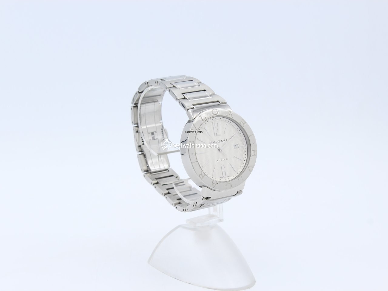IMG_9081 Bulgari Bulgari Mens watch Unisex Automatic Steel BB 42 Replica 4