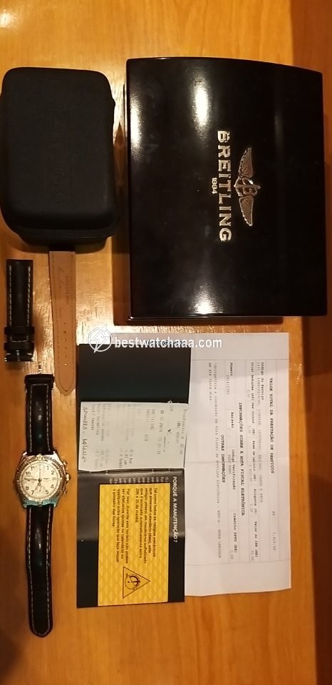 IMG_9081 Breitling Chronomat Mens watch Unisex Automatic Gold Steel Breitling Chronomat B13050.1 Replica 4