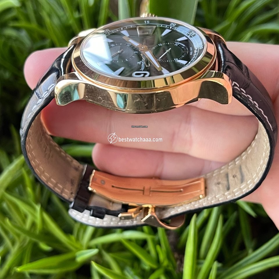 IMG_9081 Jaeger-LeCoultre Master Compressor GMT Mens watch Unisex Automatic Rose gold Q1732441 Replica 4