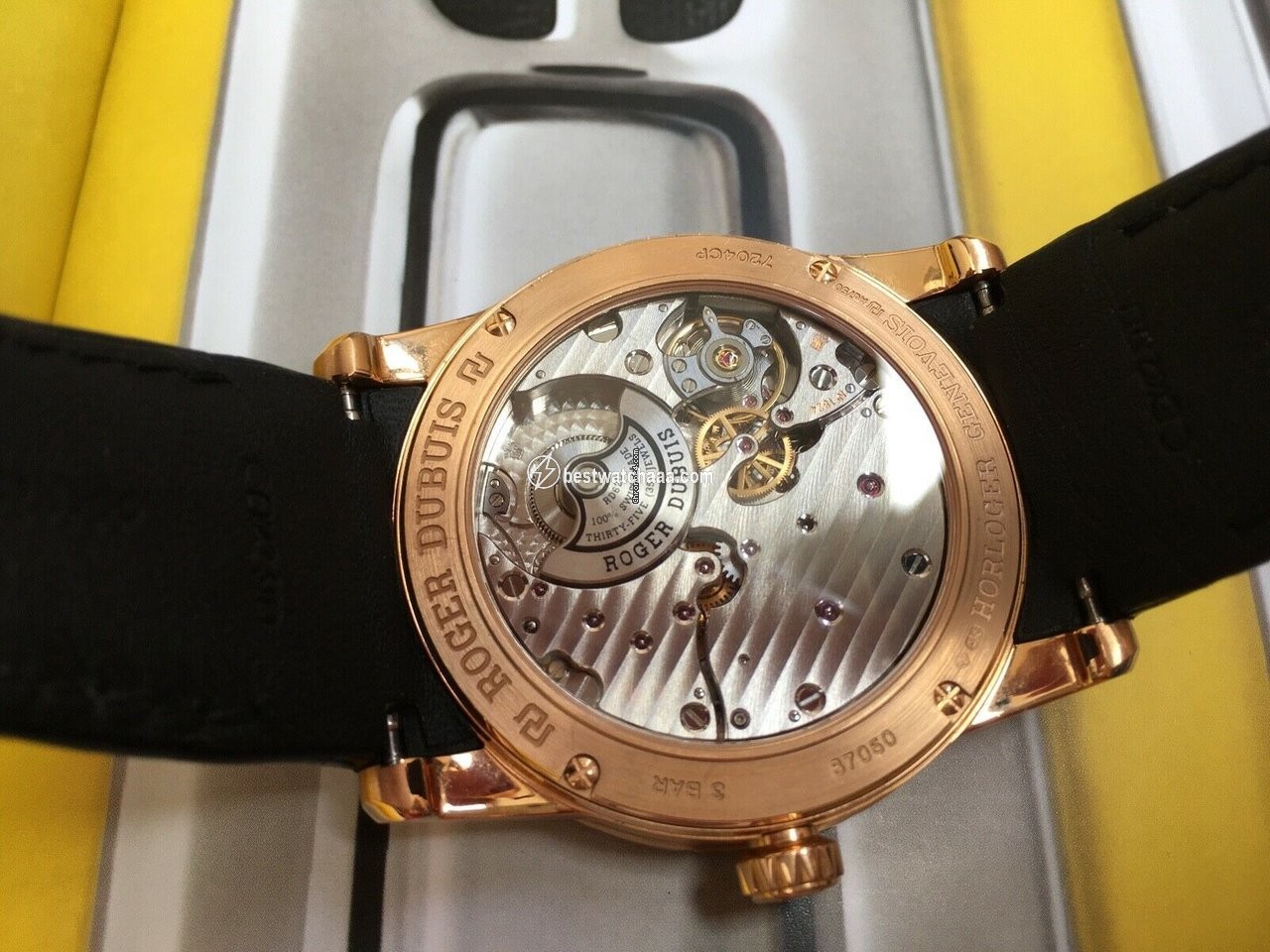 IMG_9081 Roger Dubuis Excalibur Mens watch Unisex Automatic Rose gold RDDBEX0352 Replica 4