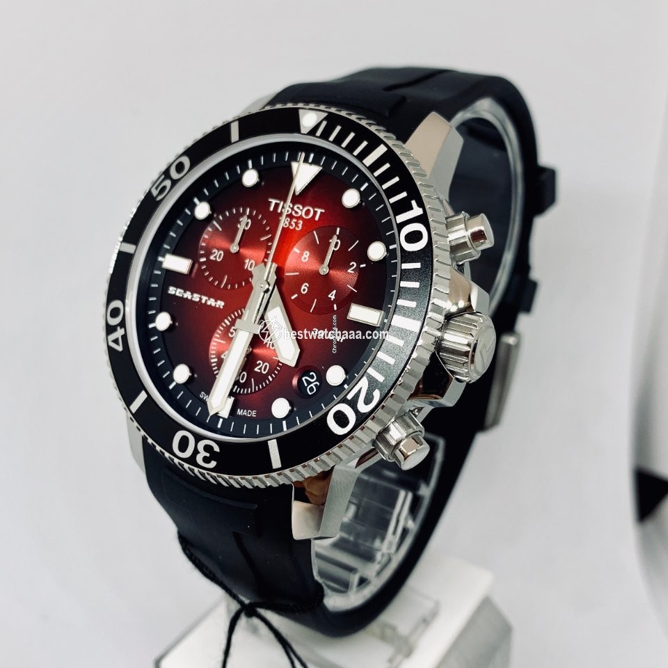 IMG_9081 Tissot Seastar 1000 Mens watch Unisex Quartz Steel T120.417.17.421.00 Replica 4