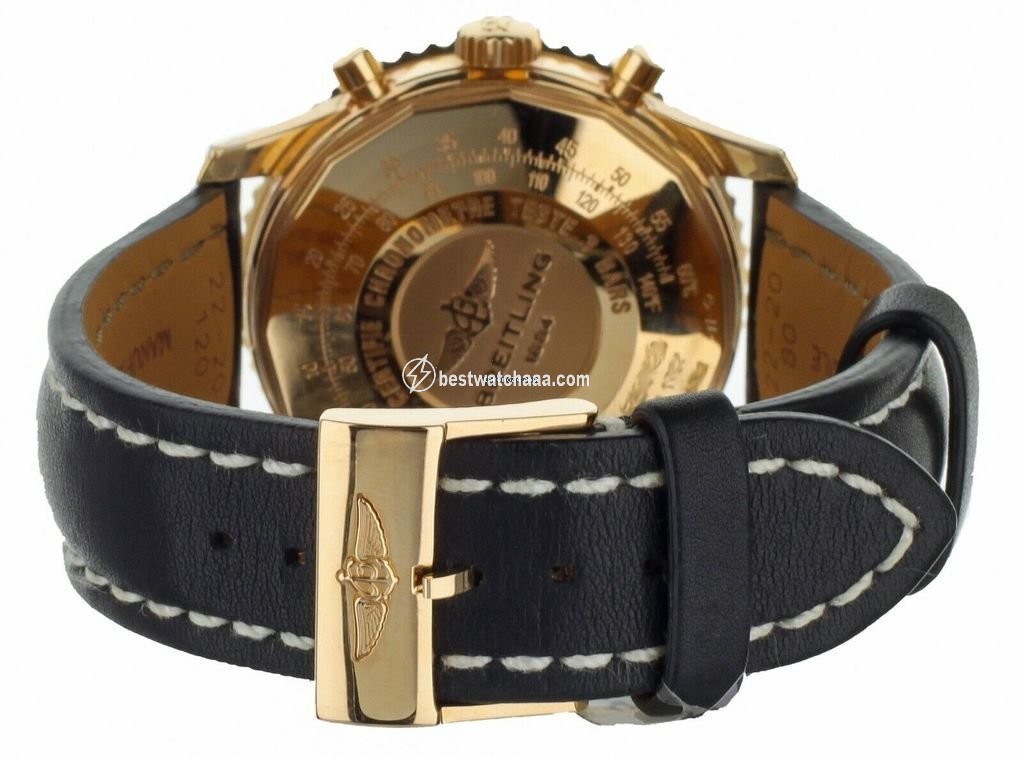 IMG_9081 Breitling Navitimer Mens watch Unisex Automatic Rose gold RB0120 Replica 4