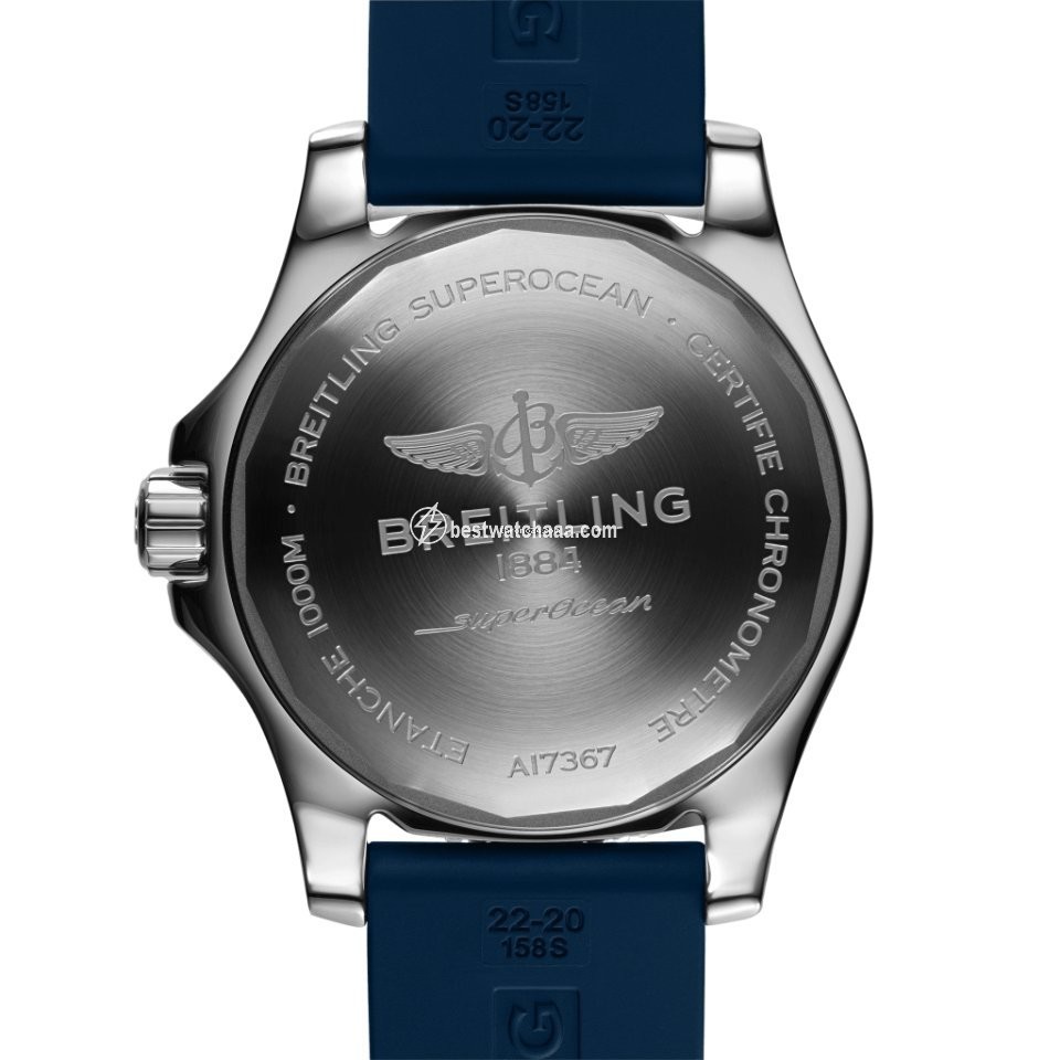 IMG_9081 Breitling Superocean 44 Mens watch Unisex Automatic Steel A17367D81C1S2 Replica 4
