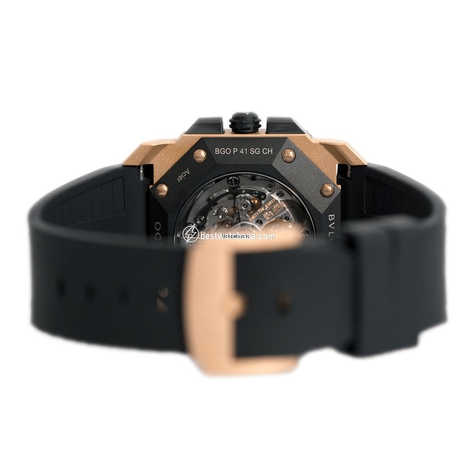 IMG_9081 Bulgari Octo Mens watch Unisex Automatic Gold Steel 103204 BGOP41BGLCH Replica 4