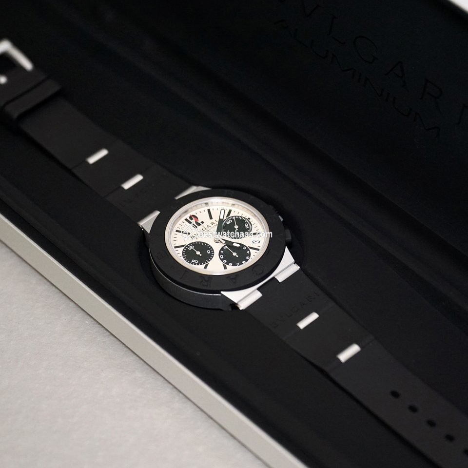 IMG_9081 Bulgari Mens watch Unisex Automatic Aluminum 103383 Replica 4