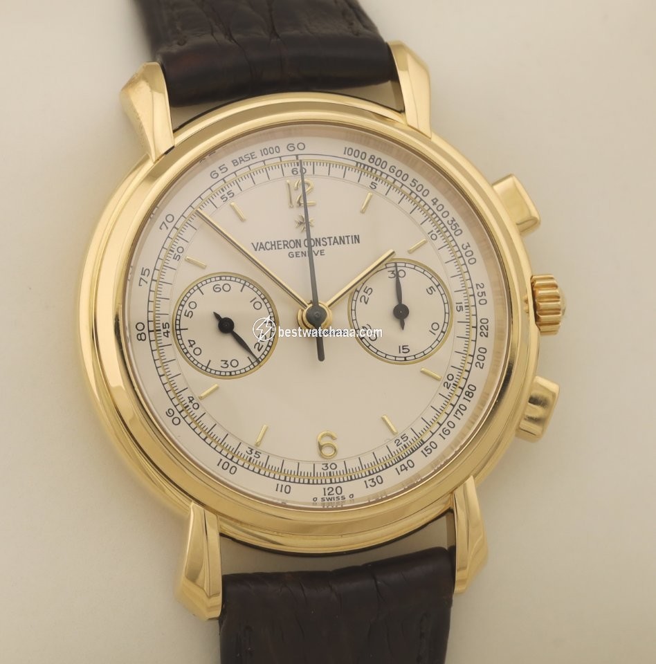 IMG_9081 Vacheron Constantin Historiques Mens watch Unisex Manual winding Yellow gold 47101 Replica 4