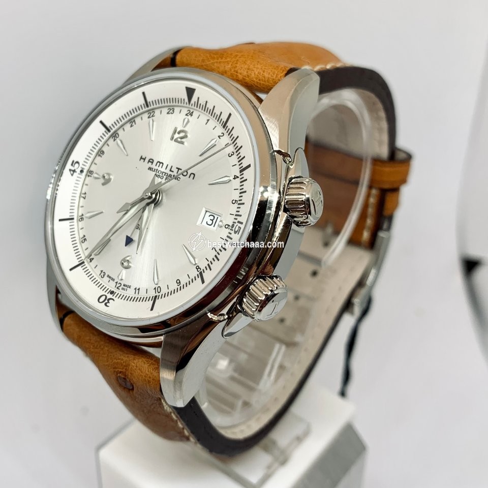 IMG_9081 Hamilton Jazzmaster Traveler Mens watch Unisex Automatic Steel H32625555 Replica 4
