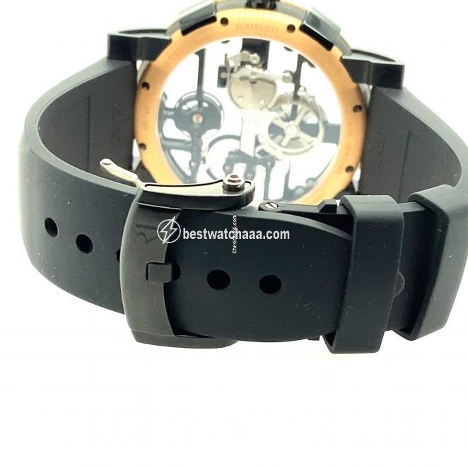 IMG_9081 Romain Jerome Moon-DNA Mens watch Unisex Manual winding Rose gold RJ.M.AU.031.02 Replica 4