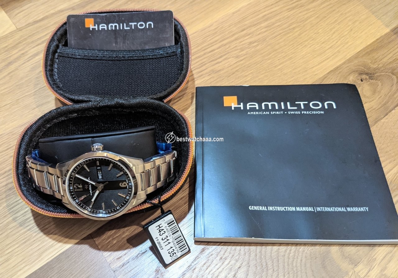 IMG_9081 Hamilton Broadway Mens watch Unisex Quartz Steel H43311135 Replica 4
