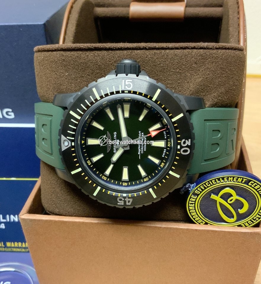 IMG_9081 Breitling Superocean Mens watch Unisex Automatic Titanium V17369241L1S1 Replica 4