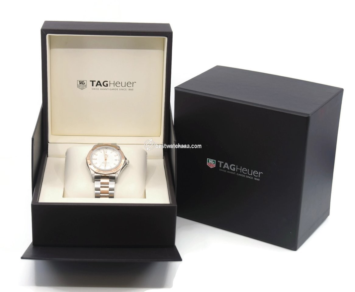 IMG_9081 TAG Heuer Aquaracer Lady Mens watch Unisex Automatic Gold Steel WAP2150.BD0839 Replica 4