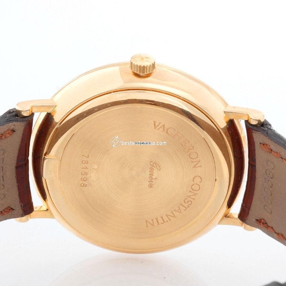 IMG_9081 Vacheron Constantin Patrimony Mens watch Unisex Automatic Yellow gold 42002 Replica 4