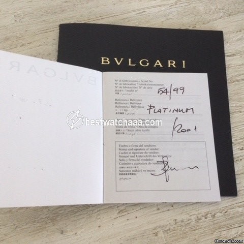 IMG_9081 Bulgari Mens watch Unisex Automatic Platinum PLATINUM Replica 4