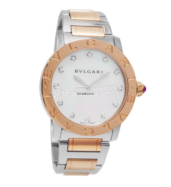 IMG_9081 Bulgari Bulgari Womens watch Automatic Gold Steel BBL P 37 SG Replica 4