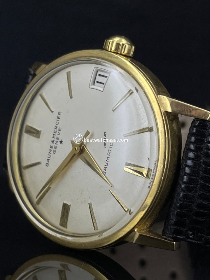 IMG_9081 Baume & Mercier Mens watch Unisex Automatic Yellow gold 3158 Replica 4