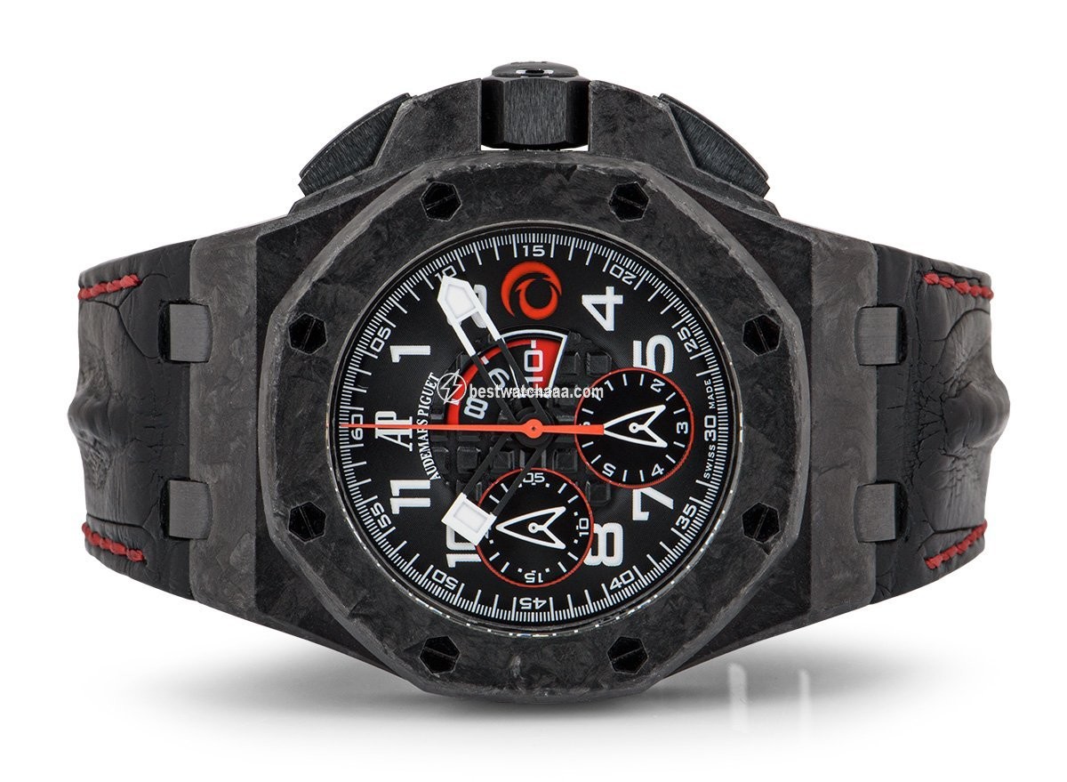 IMG_9081 Audemars Piguet Royal Oak Offshore Chronograph Mens watch Unisex Automatic Carbon 26062FS.OO.A002CA.01 Replica 4