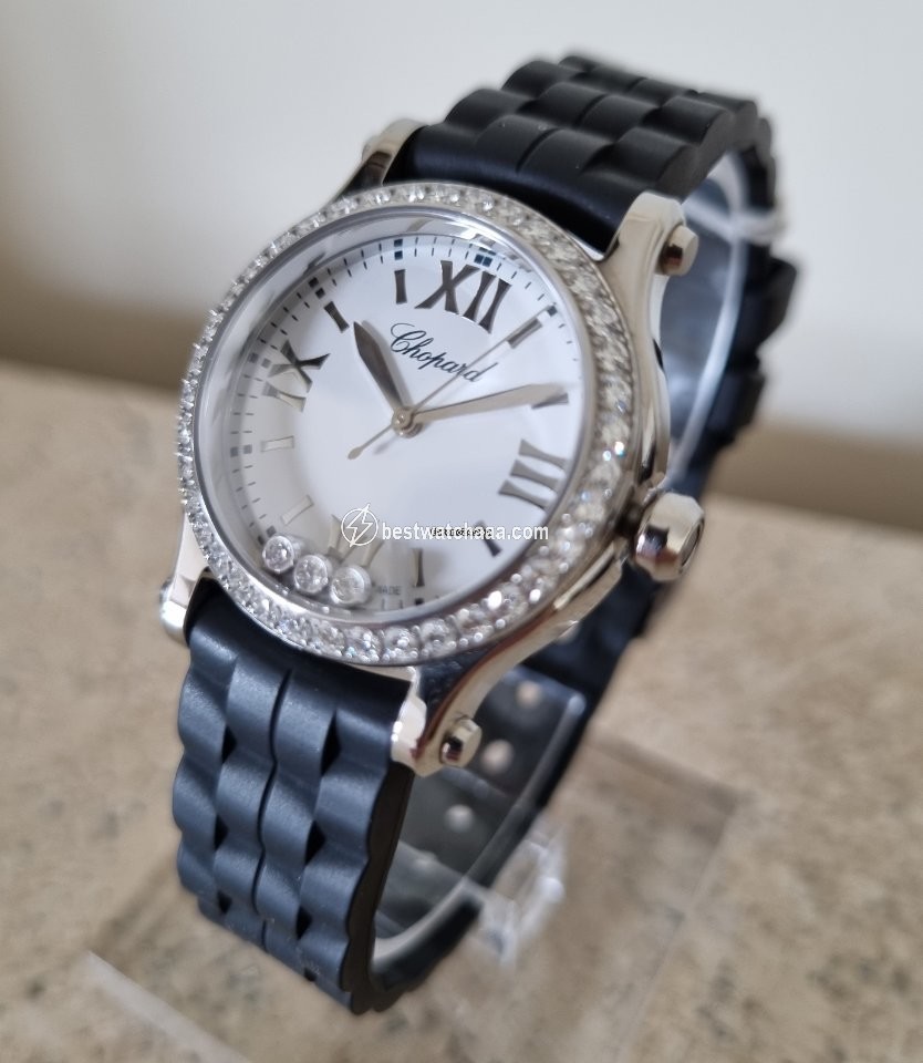 IMG_9081 Chopard Happy Sport Womens watch Quartz Steel 278590-3003 Replica 4