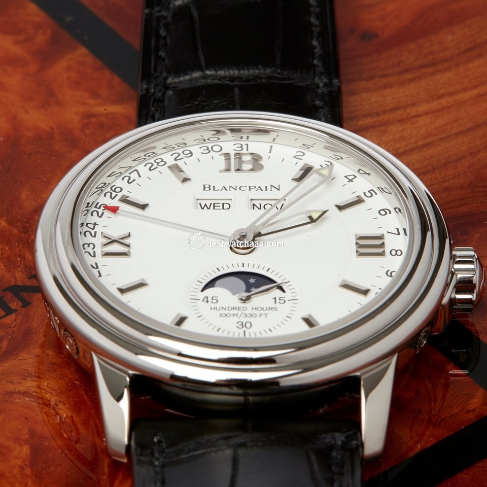 IMG_9081 Blancpain Leman Moonphase Mens watch Unisex Automatic Steel 2763.1127A.11 Replica 4