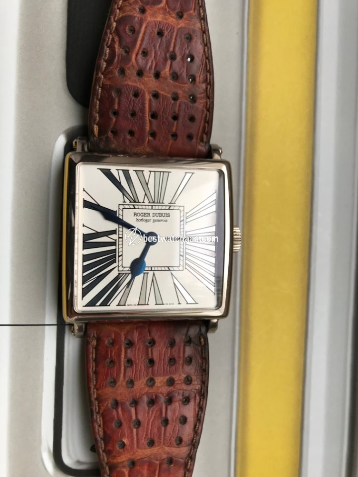 IMG_9081 Roger Dubuis Golden Square Mens watch Unisex Automatic White gold Roger Dubuis Replica 4