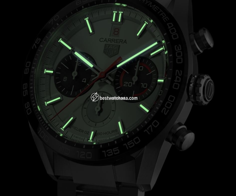 IMG_9081 TAG Heuer Carrera Heuer-02T Mens watch Unisex Automatic Ceramic CBN2A1D.BA0643 Replica 4