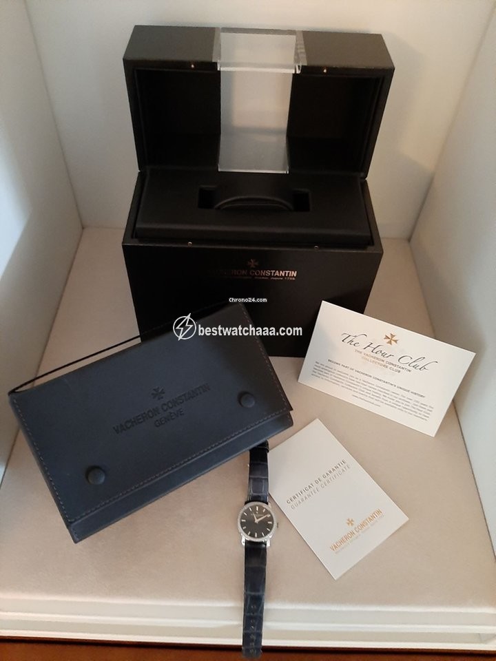 IMG_9081 Vacheron Constantin Patrimony Womens watch Quartz White gold 25558 000G-9758 Replica 4