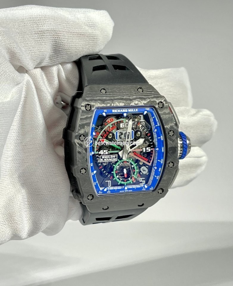 IMG_9081 Richard Mille RM 011 Mens watch Unisex Automatic Carbon Richard Mille RM11-04 Replica 4