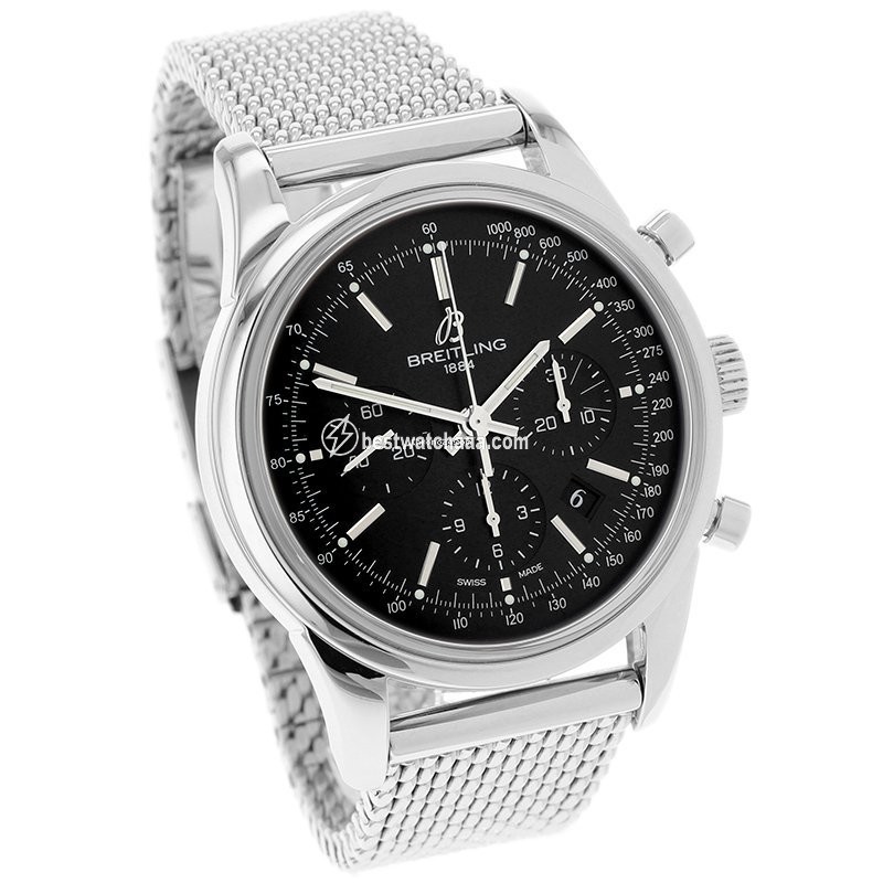IMG_9081 Breitling Transocean Chronograph Mens watch Unisex Automatic Steel AB015212.BA99 Replica 4