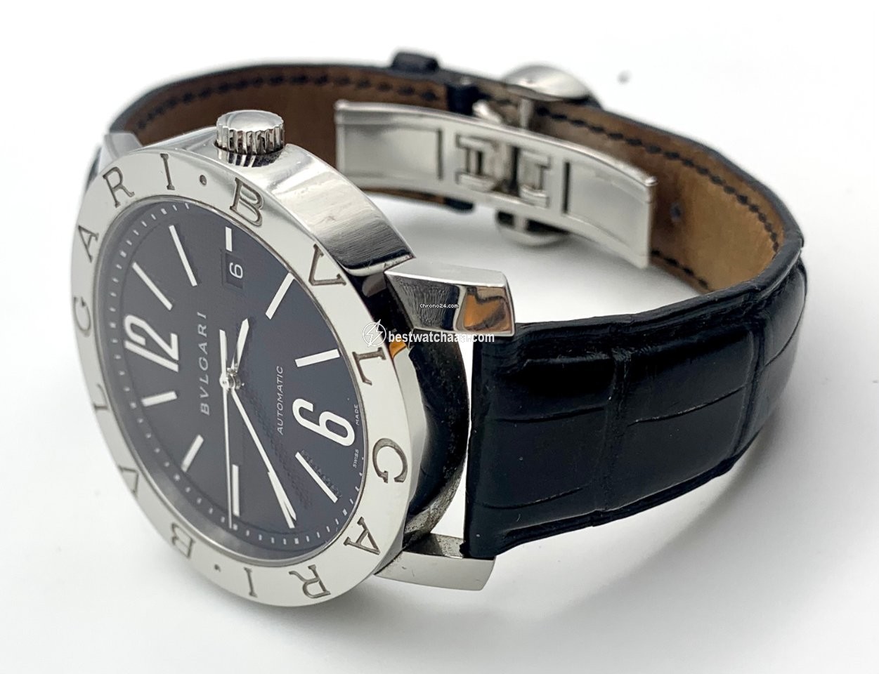 IMG_9081 Bulgari Bulgari Mens watch Unisex Automatic Steel BB42SL Replica 4