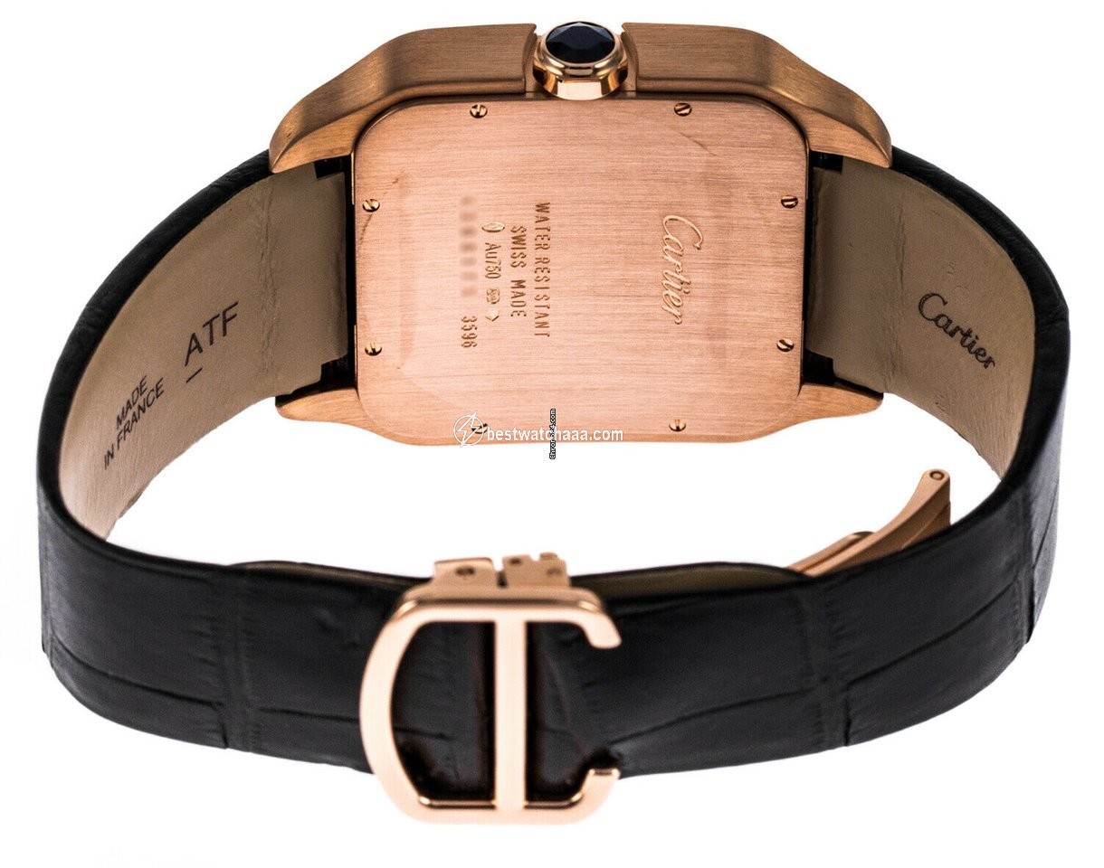 IMG_9081 Cartier Santos Dumont Manual winding Rose gold W2020067 Replica 4