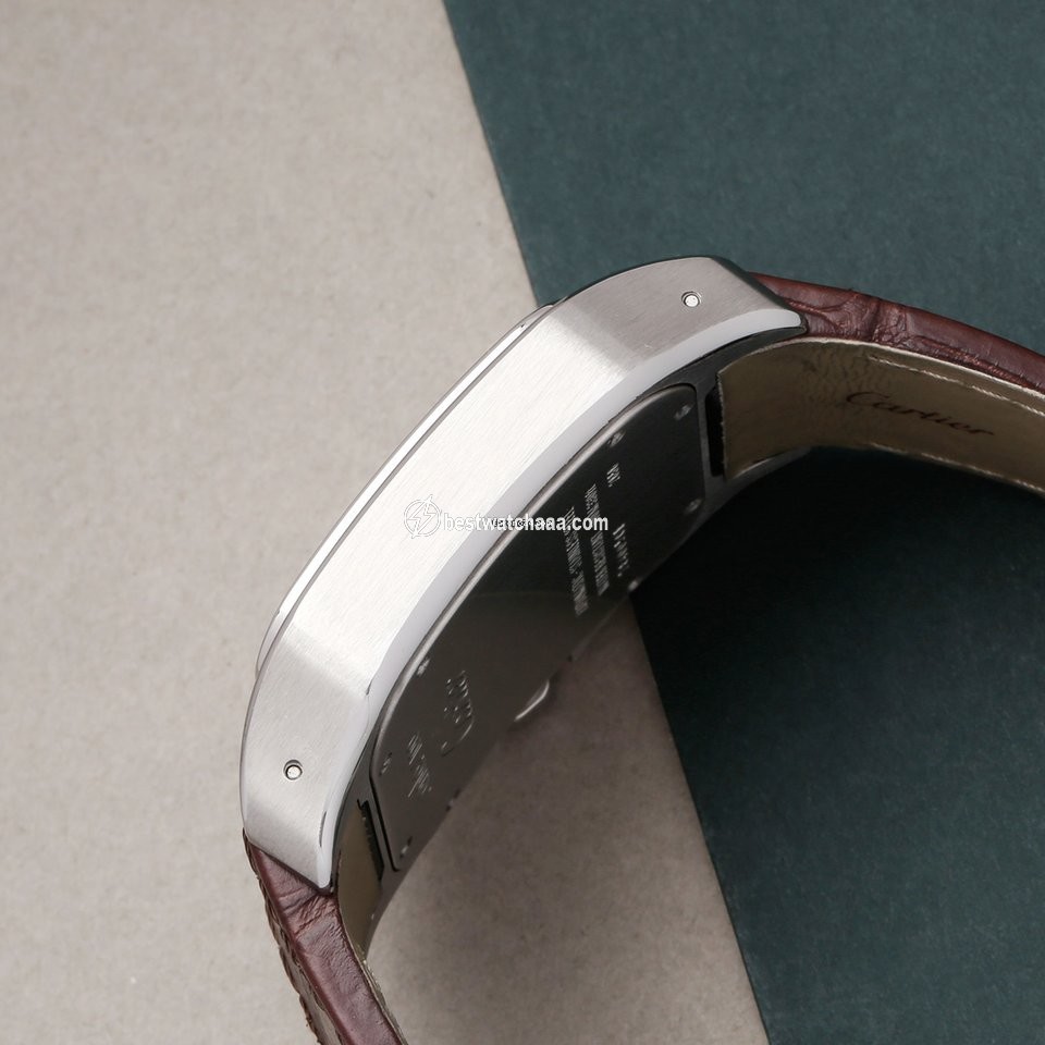 IMG_9081 Cartier Santos 100 Mens watch Unisex Automatic Steel W20073X8 or 2656 Replica 4