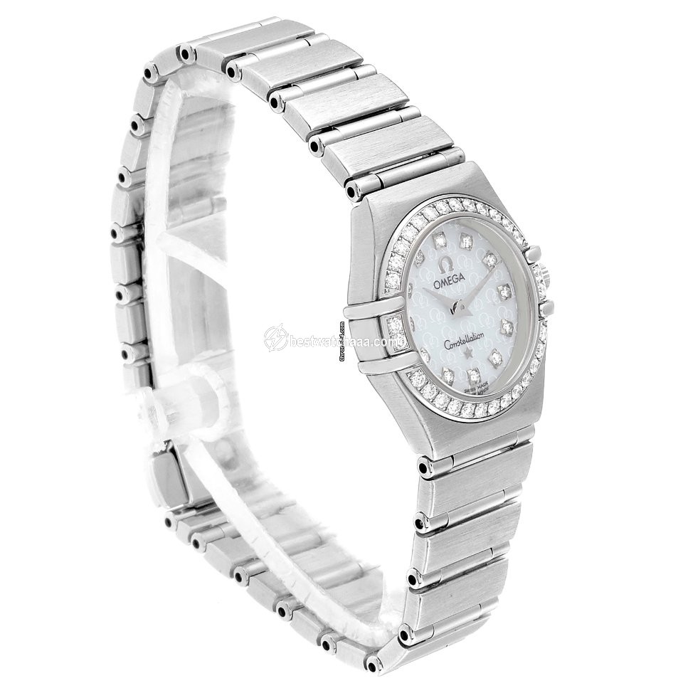 IMG_9081 Omega Constellation Ladies Womens watch Quartz Steel 1460.75.00 Replica 4