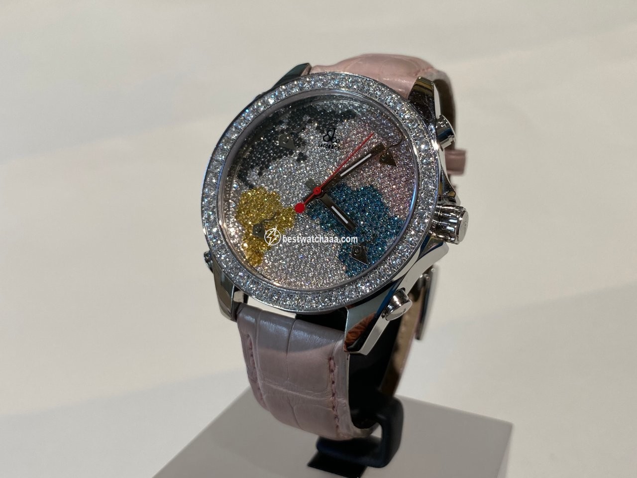 IMG_9081 Jacob & Co. Five Time Zone Womens watch Quartz Steel jacob Replica 4